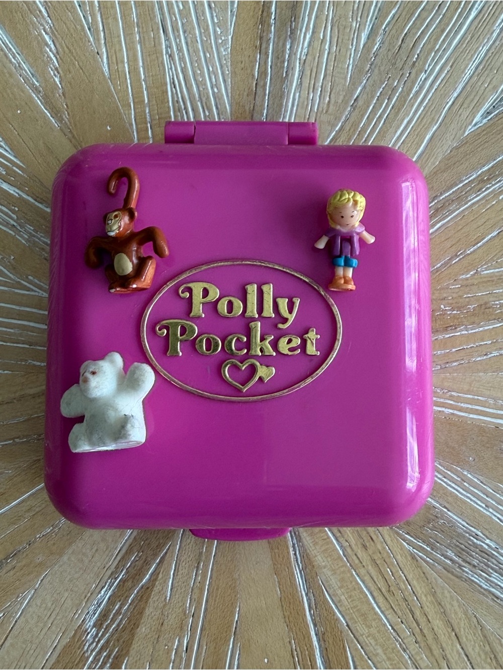 1989 Zoo World Wildlife Park w figures Bluebird Polly Pocket